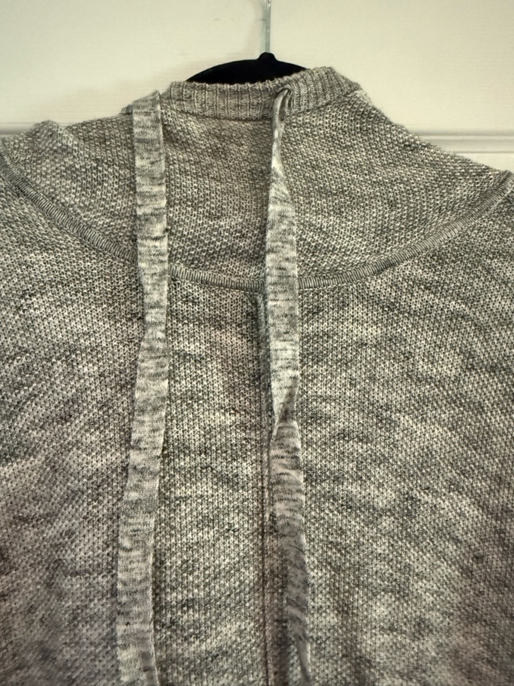 Gap, Lightweight Woman’s Soft Knit Hooded Sweater - Gray - Picture 2 of 5